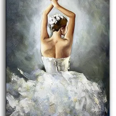 Retro lady - tancerka - 60x90 cm - g93618