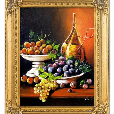 Tradycyjna - owoce na paterach - 40x50 cm - g02623