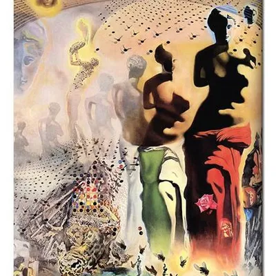 Obraz drukowany - salvador dali - halucynogenny toreador" - 50x70 cm - g109783