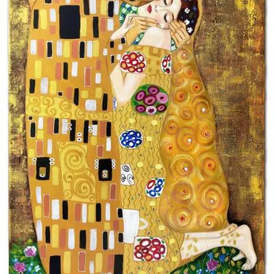 Gustav klimt - pocałunek - 60x90 cm - g15116