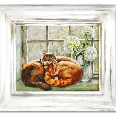 Zwierzęta - popołudnie w słońcu - 66x76 cm - g15936