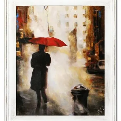 Ludzie - samotnik - 53x64 cm - g15174