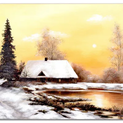 Obraz olejny - pejzaże - 120x180 cm - g119073