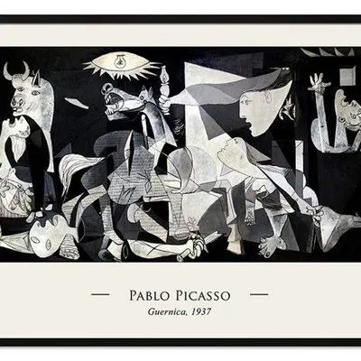 Obraz drukowany - pablo picasso - guernica - 63x93 cm - g114462