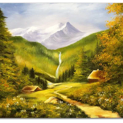 Obraz olejny - pejzaże - 60x90 cm - g118970