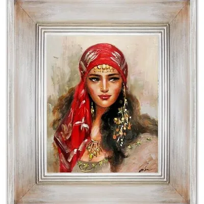 Ludzie - cyganka - 66x76 cm - g15484