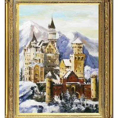 Zamki i pałace - zamek neuschwanstein - 40x50 cm - g05235