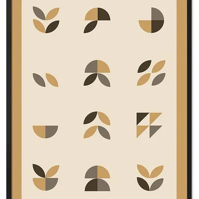 Obraz - abstrakcje geometryczne - 53x73cm - g112053