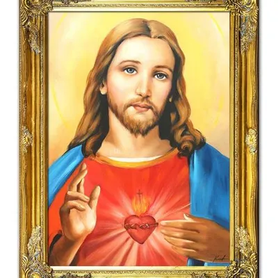 Obraz olejny - religijne - 64x84 cm - g113295