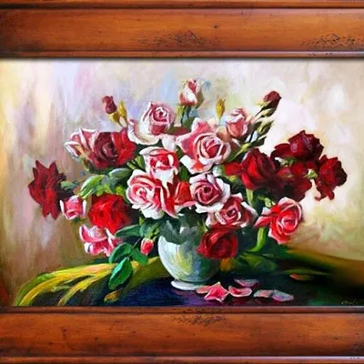 Róże - róże felicji - 87x117 cm - g01281