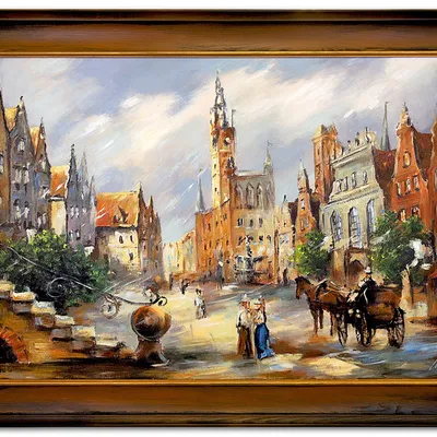 Architektura - starówka - 200x140 cm - g94772