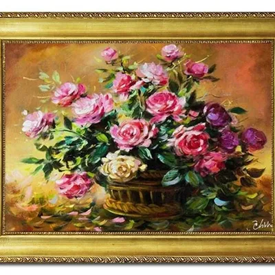 Róże - kwiaty od waldemara - 64x84 cm - g00580