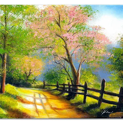Obraz olejny - pejzaże - 60x90 cm - g119556