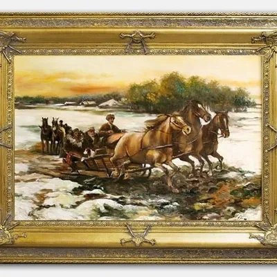 Alfred wierusz-kowalski - 90x120 cm - g04940