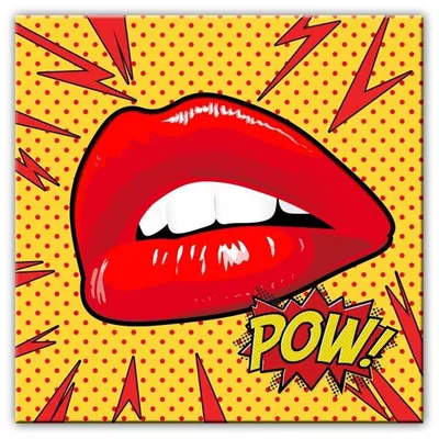Pop art - pow! - 60x60 cm - g96989
