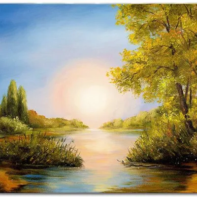 Obraz olejny - pejzaże - 60x90 cm - g119025