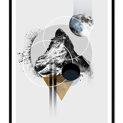 Obraz - abstrakcje geometryczne - 53x73cm - g103356