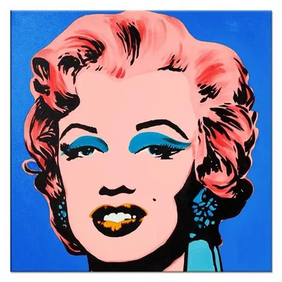 Obraz olejny - pop art - 60x60 cm - g105711