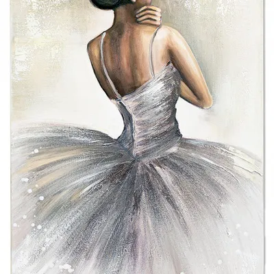 Obraz olejny - baletnice - 80x120 cm - g119507