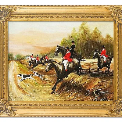 Polowanie - myśliwski instynkt - 40x50 cm - g01788