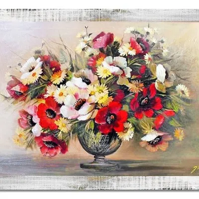 Maki - makowy bukiet - 75x105 cm - g05314