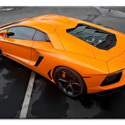 Motodreams - żółte lamborghini - 60x90 cm - g92889