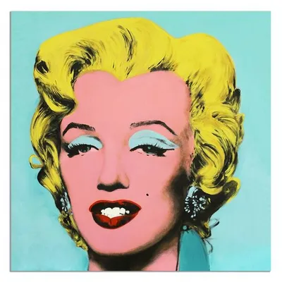 Obraz olejny - pop art - andy warhol - marylin monroe - 60x60 cm - g117206