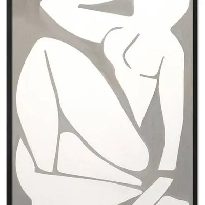 Obraz olejny - wielcy mistrzowie - henri matisse - szaro-beżowy akt - 53x73 cm - g113392