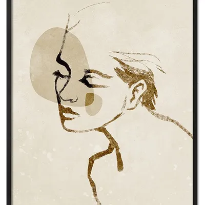 Obraz - abstrakcje - postacie - 53x73cm - g113760