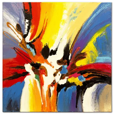 Obraz olejny - abstrakcyjne - 60x60 cm - g118668