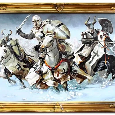 Krzyżacy - 75x105 cm - g16957