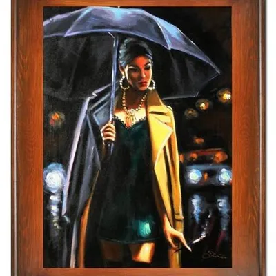 Ludzie - powrót z wernisażu - 72x92 cm - g10003