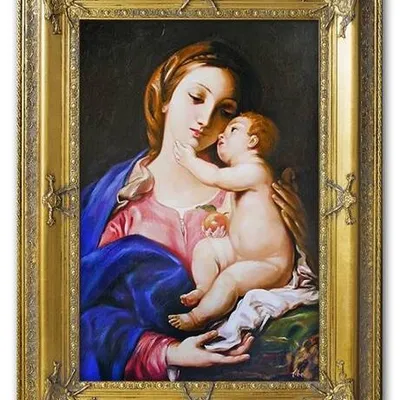 Maryja - matka boża z dzieciątkiem jezus - 87x117 cm - g02767