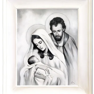 Obraz - święta rodzina - 55x65cm - g102634