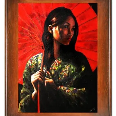 Ludzie - gejsza - 72x92 cm - g10004