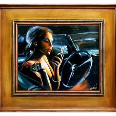 Ludzie - postój - 66x76 cm - g15789