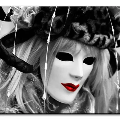 Ludzie - maska - 60x90 cm - g93107
