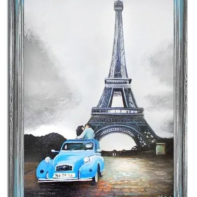 Paryż - wieża eiffla - 63x83 cm - g00995