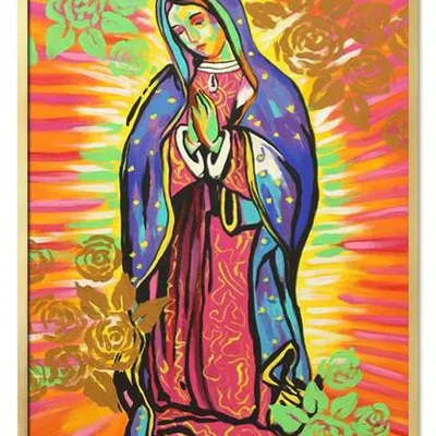 Obraz olejny - obrazy maryjne - maryja królowa - 63x93 cm - g112972