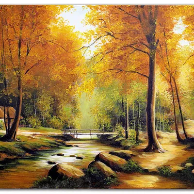 Obraz olejny - pejzaże - 50x70 cm - g119023