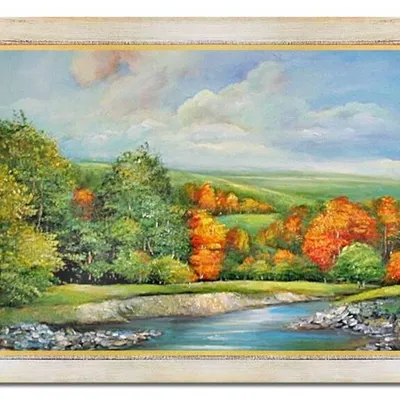 Pejzaż tradycyjny - pola bezkresne - 63x84 cm - g06578
