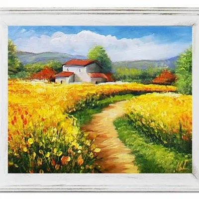 Pejzaż tradycyjny - w środku lata - 53x64 cm - g15767