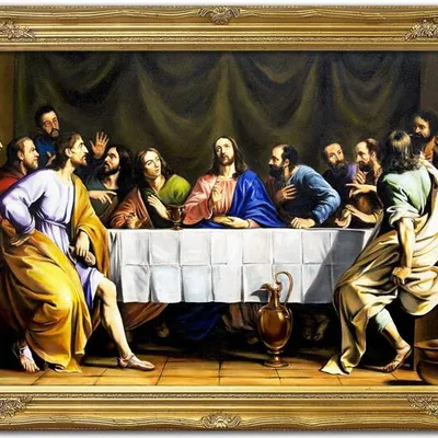 Inne religijne - ostatnia wieczerza - 75x105 cm - g02539