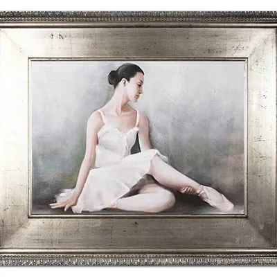 Obraz olejny - baletnice - 82x102 cm - g107696