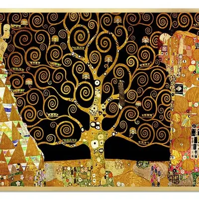 Obraz drukowany - gustav klimt - drzewo życia - 53x73 cm - g109847