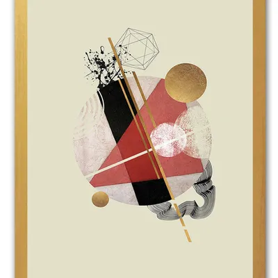 Obraz - abstrakcje geometryczne - 33x43cm - g103246