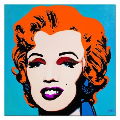 Obraz olejny - pop art - 60x60 cm - g105708