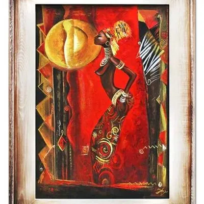 Afryka i egipt - kobiecość - 72x92 cm - g17198