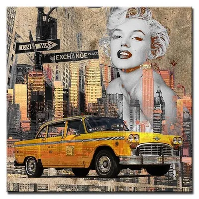 Retro - myśląc o marilyn - 100x100 cm - g95196