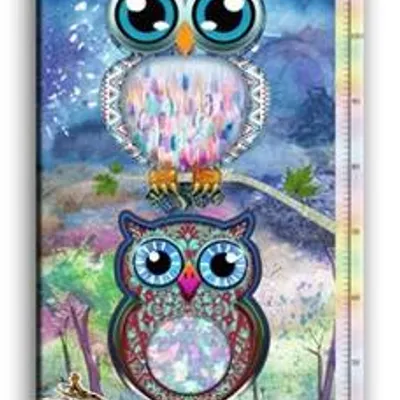 Sowy - sowia rodzinka - 150x50 cm - g93355